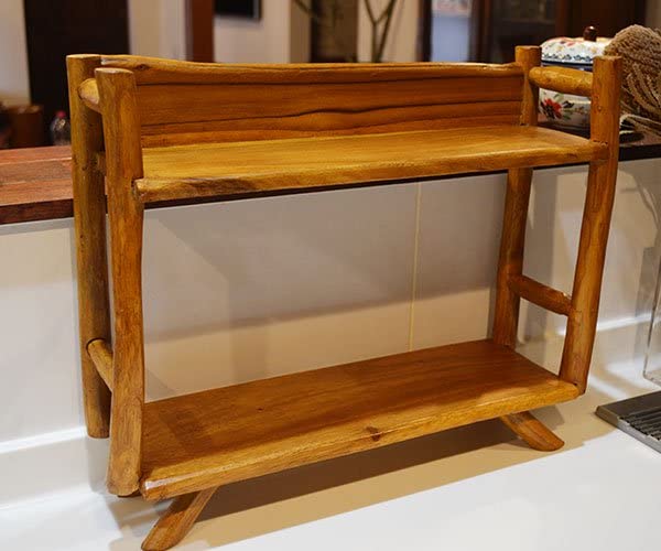 Amazon｜アジアン家具 木製 バリ ♪チークの根のアラミラック（S